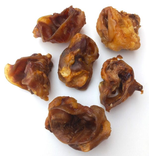 HoMi Haustier Snacks Onlineshop Hundefutter Kausnacks Kauartikel Hunde Schweineohrmuscheln getrocknet