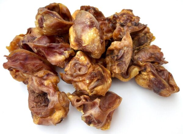 HoMi Haustier Snacks Onlineshop Hundefutter Kausnacks Kauartikel Hunde Schweineohrmuscheln getrocknet