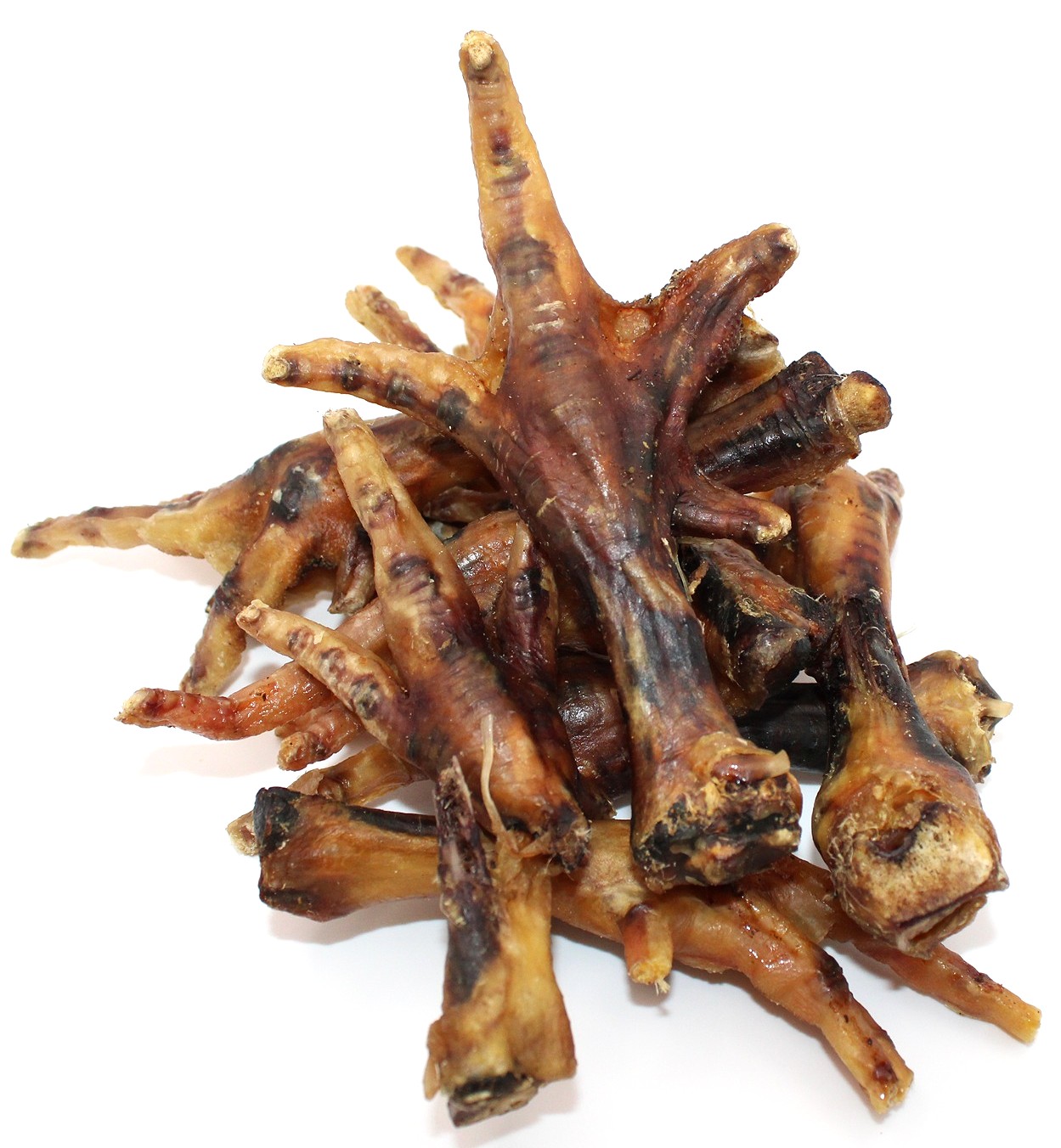 HoMi Haustier Snacks Onlineshop Hundefutter Kausnacks Kauartikel Hunde Hühnerfüße getrocknet