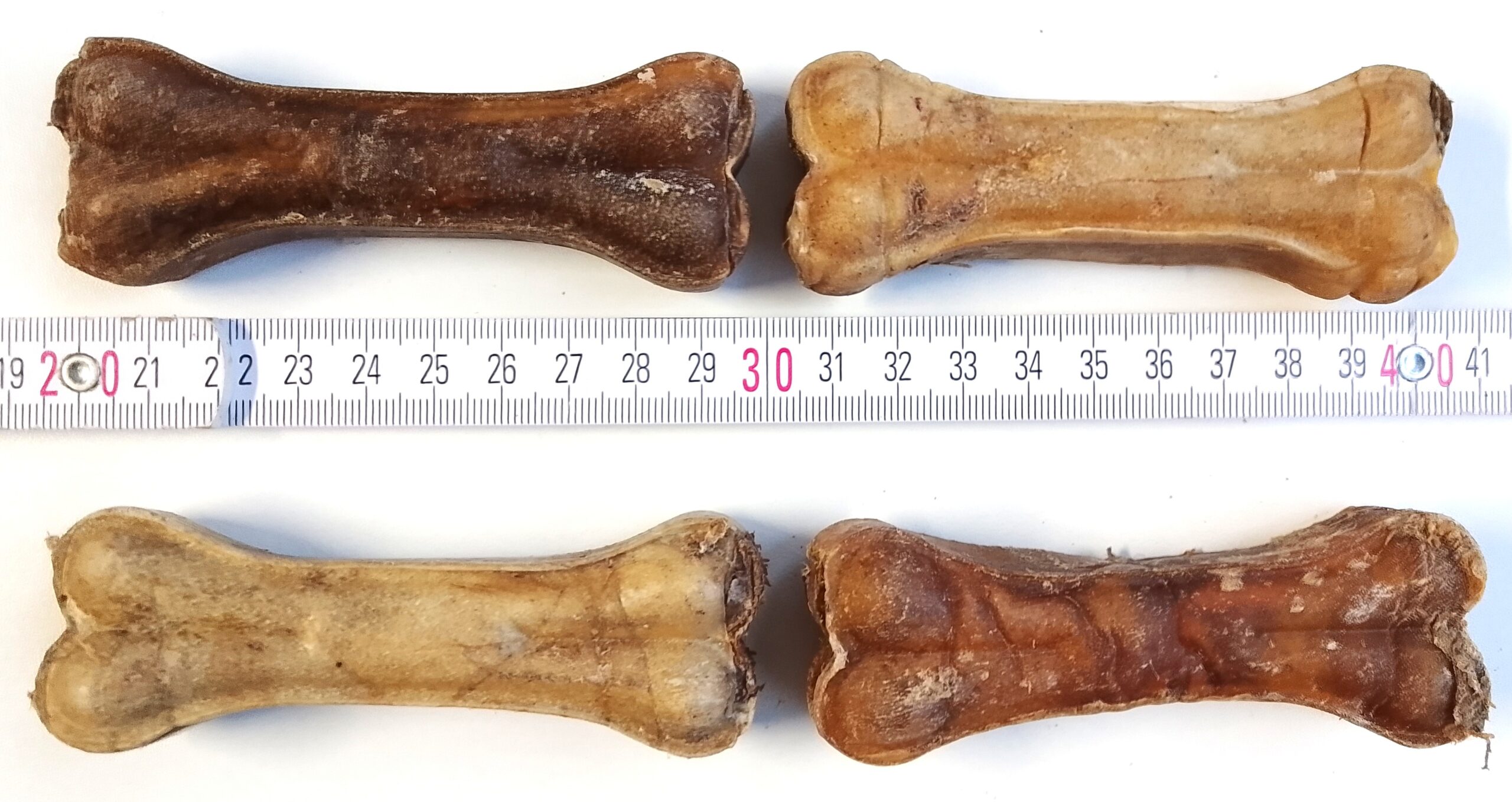 HoMi Haustier Snacks Onlineshop Hundefutter Kausnacks Kauartikel Hunde Kauknochen mit Pansenfüllung 10 cm getrocknet