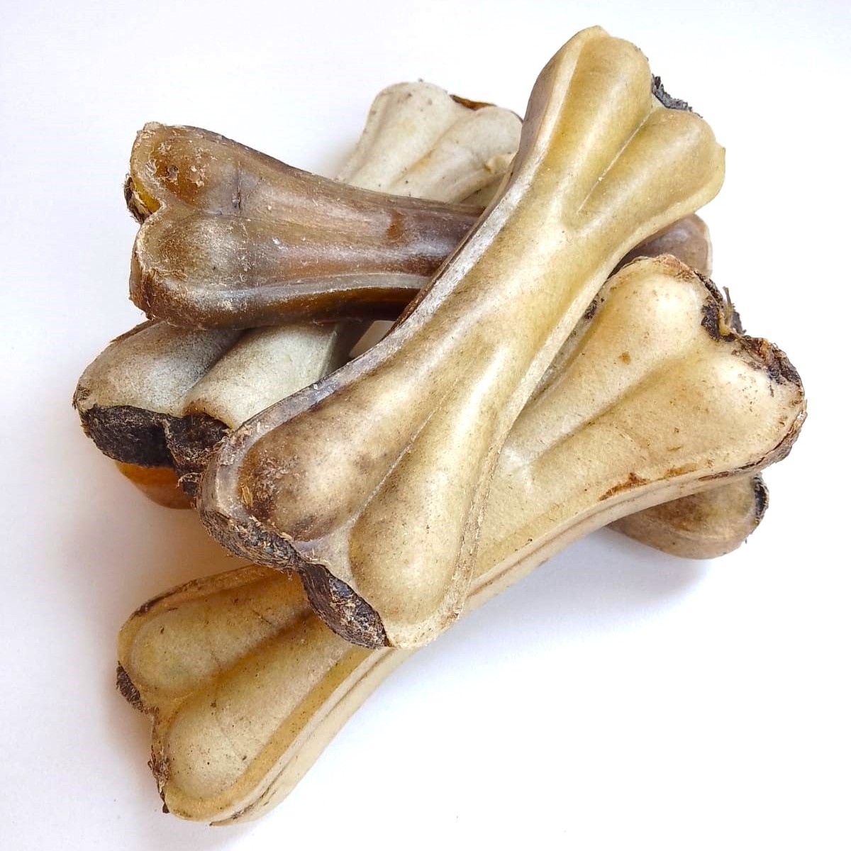 HoMi Haustier Snacks Onlineshop Hundefutter Kausnacks Kauartikel Hunde Kauknochen mit Pansenfüllung 12 cm getrocknet