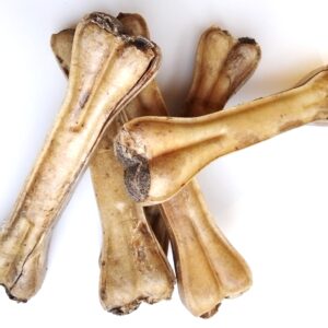 HoMi Haustier Snacks Onlineshop Hundefutter Kausnacks Kauartikel Hunde Kauknochen mit Pansenfüllung 20 cm getrocknet