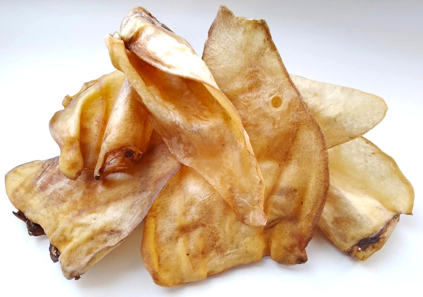 HoMi Haustier Snacks Onlineshop Hundefutter Kausnacks Kauartikel Hunde Rinderohren 15 cm getrocknet