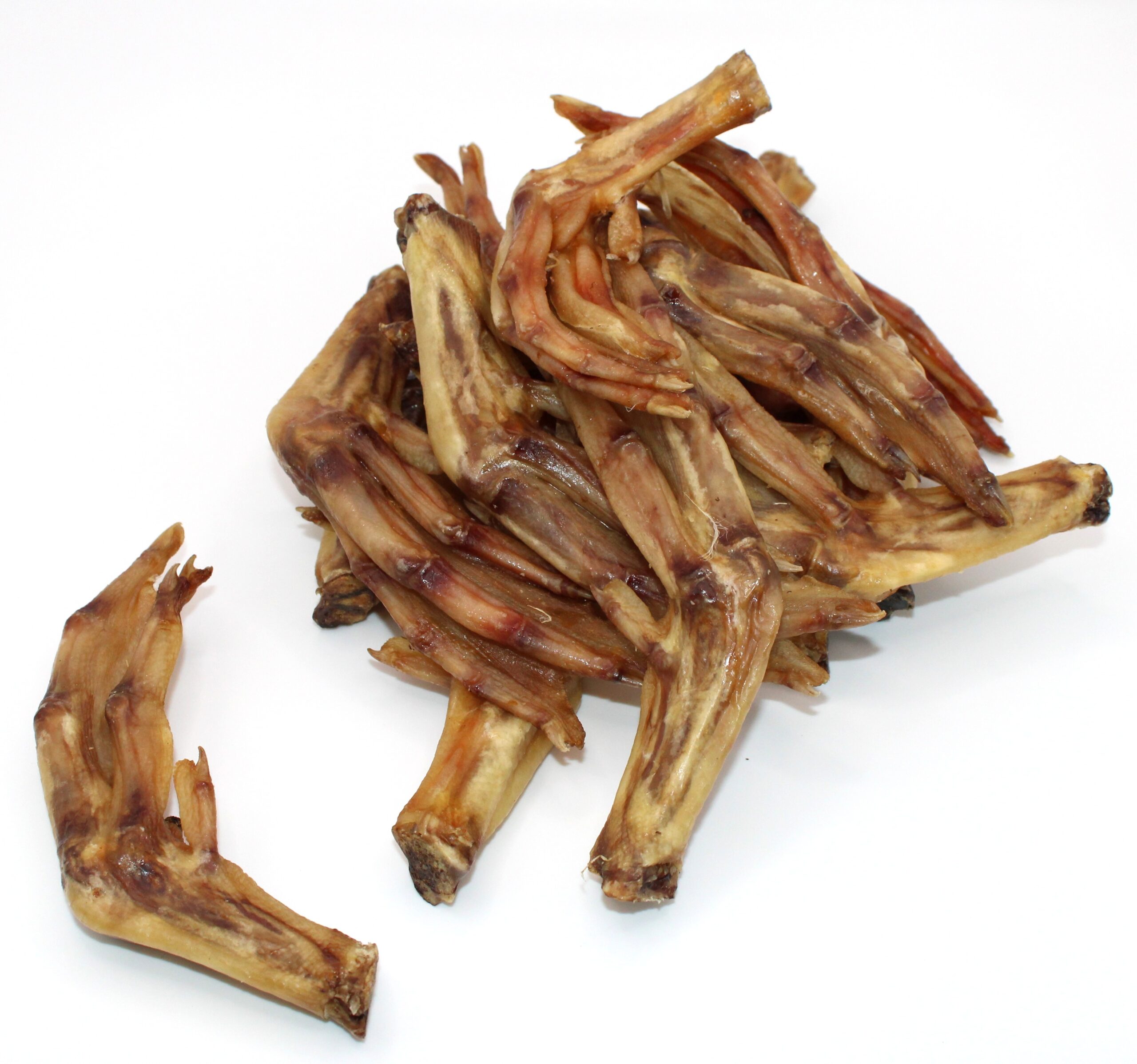 HoMi Haustier Snacks Onlineshop Hundefutter Kausnacks Kauartikel Hunde Entenfüße getrocknet